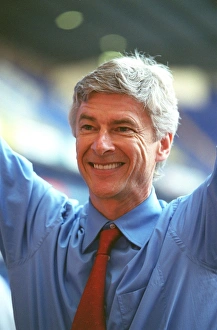 Arsene Wenger the Arsenal Manager celebrates winning the league Arsene Wenger the Arsenal Manager celebrates winning the league