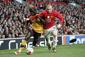 Bacary Sagna (Arsenal) Wayne Rooney (Man Utd) Bacary Sagna (Arsenal) Wayne Rooney (Man Utd)