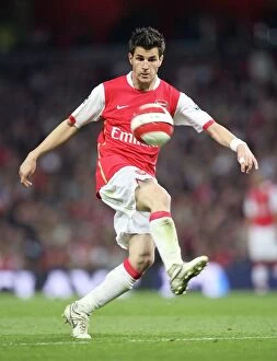 Images Dated 18th April 2007: Cesc Fabregas in Action: Arsenal's 3:1 Victory over Manchester City, FA Premiership