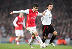 Cesc Fabregas (Arsenal) Andrea Pirlo (AC Milan) Cesc Fabregas (Arsenal) Andrea Pirlo (AC Milan)