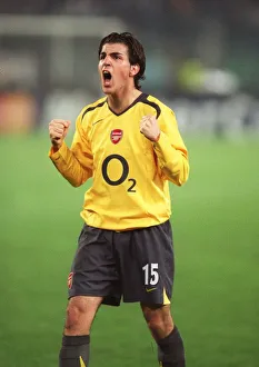 Team/players coaches fabregas cesc/cesc fabregas arsenal celebrates final whistle Team/players coaches fabregas cesc/cesc fabregas arsenal celebrates final whistle