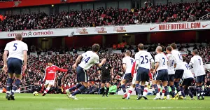 Cesc Fabregas scores his and Arsenals 1st goal from a free kick. Arsenal 3 Cesc Fabregas scores his and Arsenals 1st goal from a free kick. Arsenal 3