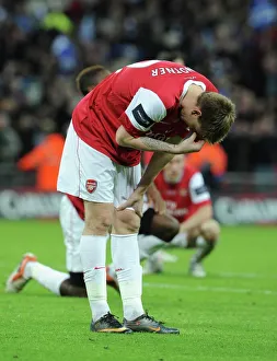 Dejected Nicklas Bendtner (Arsenal). Arsenal 1:2 Birmingham City, Carling Cup Final Dejected Nicklas Bendtner (Arsenal). Arsenal 1:2 Birmingham City, Carling Cup Final