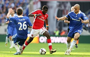 Emmanuel Eboue (Arsenal) John Terry and Alex (Chelsea) Emmanuel Eboue (Arsenal) John Terry and Alex (Chelsea)