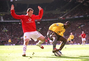 Emmanuel Eboue (Arsenal) Wayne Rooney (Man Utd). Arsenal 0:2 Manchester United Emmanuel Eboue (Arsenal) Wayne Rooney (Man Utd). Arsenal 0:2 Manchester United