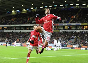 Fran Merida celebrates scoring the 2nd Arsenal goal. Bolton Wanderers 0:2 Arsenal Fran Merida celebrates scoring the 2nd Arsenal goal. Bolton Wanderers 0:2 Arsenal