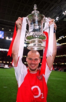 Freddie Ljungberg (Arsenal) with the FA Cup Trophy. Arsenal 1:0 Southampton Freddie Ljungberg (Arsenal) with the FA Cup Trophy. Arsenal 1:0 Southampton