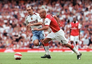 Freddie Ljungberg (Arsenal) Gavin McCann (Villa) Freddie Ljungberg (Arsenal) Gavin McCann (Villa)
