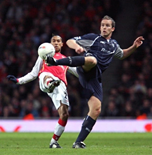 Gael Clichy (Arsenal) Kevin Davies (Bolton) Gael Clichy (Arsenal) Kevin Davies (Bolton)