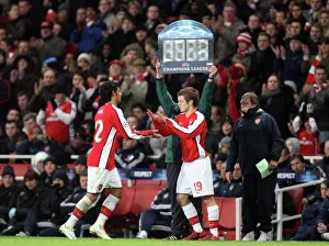 Jack Wilshere comes on for Carlos Vela (Arsenal) Jack Wilshere comes on for Carlos Vela (Arsenal)