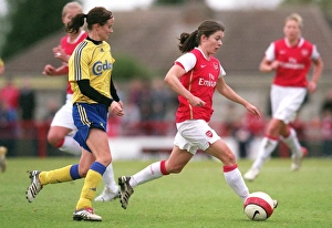 Karen Carney (Arsenal) Mia Olsen (Brondby) Karen Carney (Arsenal) Mia Olsen (Brondby)