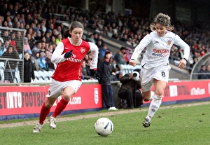 Karen Carney (Arsenal) Sue Smith (Leeds) Karen Carney (Arsenal) Sue Smith (Leeds)