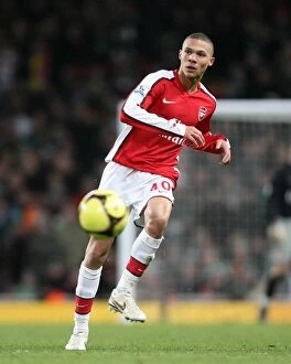 Images Dated 3rd January 2009: Kieran Gibbs in Action: Arsenal's Win Against Plymouth Argyle in FA Cup, 2009