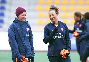 Lianne Sanderson and Jayne Ludlow (Arsenal) Lianne Sanderson and Jayne Ludlow (Arsenal)
