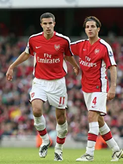 Robin van Persie and Cesc Fabregas (Arsenal) Robin van Persie and Cesc Fabregas (Arsenal)