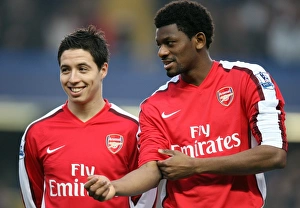 Samir Nasri and Abou Diaby (Arsenal). Chelsea 2:0 Arsenal. Barclays Premier League Samir Nasri and Abou Diaby (Arsenal). Chelsea 2:0 Arsenal. Barclays Premier League