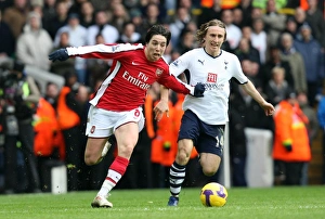 Samir Nasri (Arsenal) Luka Modric (Tottenham) Samir Nasri (Arsenal) Luka Modric (Tottenham)