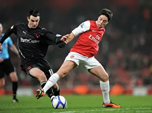 Samir Nasri (Arsenal) Matthew Spring (Orient). Arsenal 5:0 Leyton Orient Samir Nasri (Arsenal) Matthew Spring (Orient). Arsenal 5:0 Leyton Orient