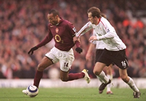 Thierry Henry (Arsenal) Dietmar Hamann (Liverpool). Arsenal 2:1 Liverpool Thierry Henry (Arsenal) Dietmar Hamann (Liverpool). Arsenal 2:1 Liverpool