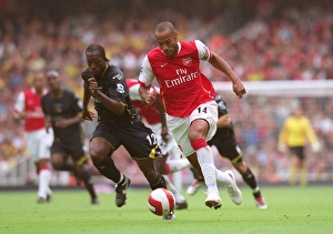 Thierry Henry (Arsenal) Lloyd Dowley (Watford) Thierry Henry (Arsenal) Lloyd Dowley (Watford)