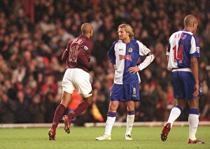 Thierry Henry runs past Robbie Savage (Blackburn) after scoring Arsenals 2nd goal Thierry Henry runs past Robbie Savage (Blackburn) after scoring Arsenals 2nd goal