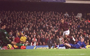 Thierry Henry scores his 3rd goal Arsenals 6th under pressure from David Wheater Thierry Henry scores his 3rd goal Arsenals 6th under pressure from David Wheater