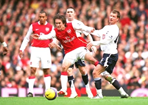 Tomas Rosicky (Arsenal) Timu Tanio (Tottenham) Tomas Rosicky (Arsenal) Timu Tanio (Tottenham)