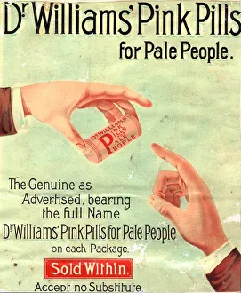 1890s UK dr williams pin pills medical medicine 1890s UK dr williams pin pills medical medicine