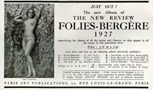 Advertising Archives Collection: 1920s France Folies Bergere Magazine Advert