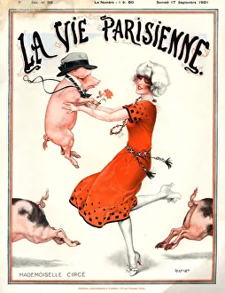 1920s France La Vie Parisienne Magazine Cover 1920s France La Vie Parisienne Magazine Cover