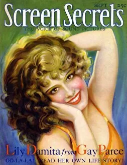 Advertising Archives Collection: 1920s USA Screen Secrets Magazine Cover