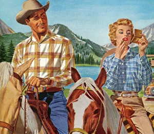 1950s USA Arrow Magazine Advert (detail) 1950s USA Arrow Magazine Advert (detail)