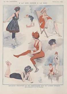 Vintage Seaside Scenes Prints: 30586597