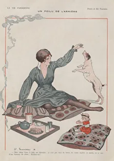 Vintage Domestic Scene Prints: 30586603