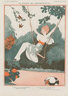 Idyllic Garden Scene Prints: 30586905
