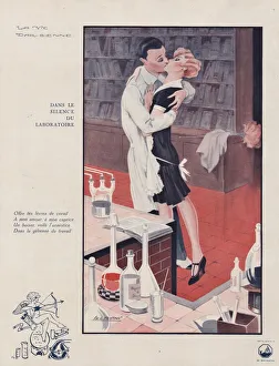 Vintage Print Ad for Women's Perfume