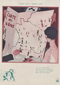 Vintage Wine Illustration Prints: 30588016