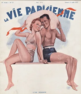 Vintage Swimwear Styles Prints: 30588292