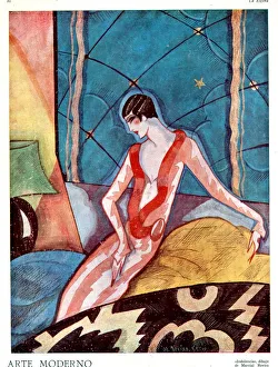 Art Deco Woman 1920s France La Esfera cc art deco illustrations Portraits Art Deco Woman 1920s France La Esfera cc art deco illustrations Portraits
