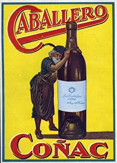 Caballero 1935 1930s Spain cc brandy conac cognac alcohol Caballero 1935 1930s Spain cc brandy conac cognac alcohol