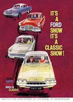 Ford Capri/ Ford Zephyr/ Ford Anglia 1950s UK cars Ford Capri/ Ford Zephyr/ Ford Anglia 1950s UK cars