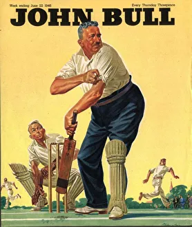 John Bull 1946 1940s UK cricket magazines John Bull 1946 1940s UK cricket magazines