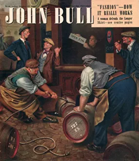 John Bull 1947 1940s UK pubs locals barrels alcoholic magazines John Bull 1947 1940s UK pubs locals barrels alcoholic magazines