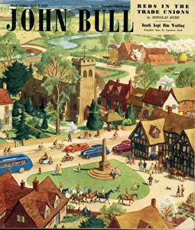 John Bull 1949 1940s UK the villages green the countryside bank holidays magazines John Bull 1949 1940s UK the villages green the countryside bank holidays magazines