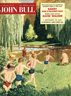 John Bull 1957 1950s UK swimming sports magazines John Bull 1957 1950s UK swimming sports magazines