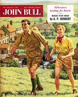 John Bull 1958 1950s UK holidays hiking walking trekking outdoors magazines hikers John Bull 1958 1950s UK holidays hiking walking trekking outdoors magazines hikers