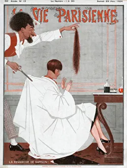 La Vie Parisienne 1924 1920s France magazines haircuts salons barbers hairdressers La Vie Parisienne 1924 1920s France magazines haircuts salons barbers hairdressers