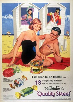 Mackintosh's Quality Street 1950s UK sweets chocolate Mackintosh's Quality Street 1950s UK sweets chocolate