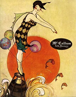 McCallum 1917 1910s USA womens hosiery nylons stockings diving McCallum 1917 1910s USA womens hosiery nylons stockings diving