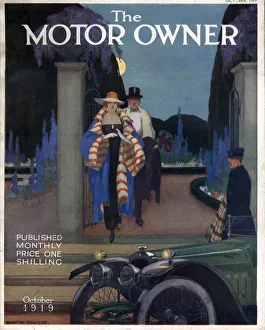 The Motor Owner 1919 1910s UK cars evening dress magazines The Motor Owner 1919 1910s UK cars evening dress magazines